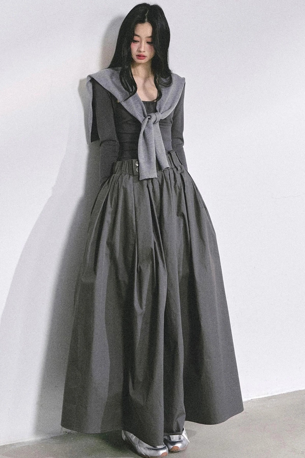 French Slimming Long Dress