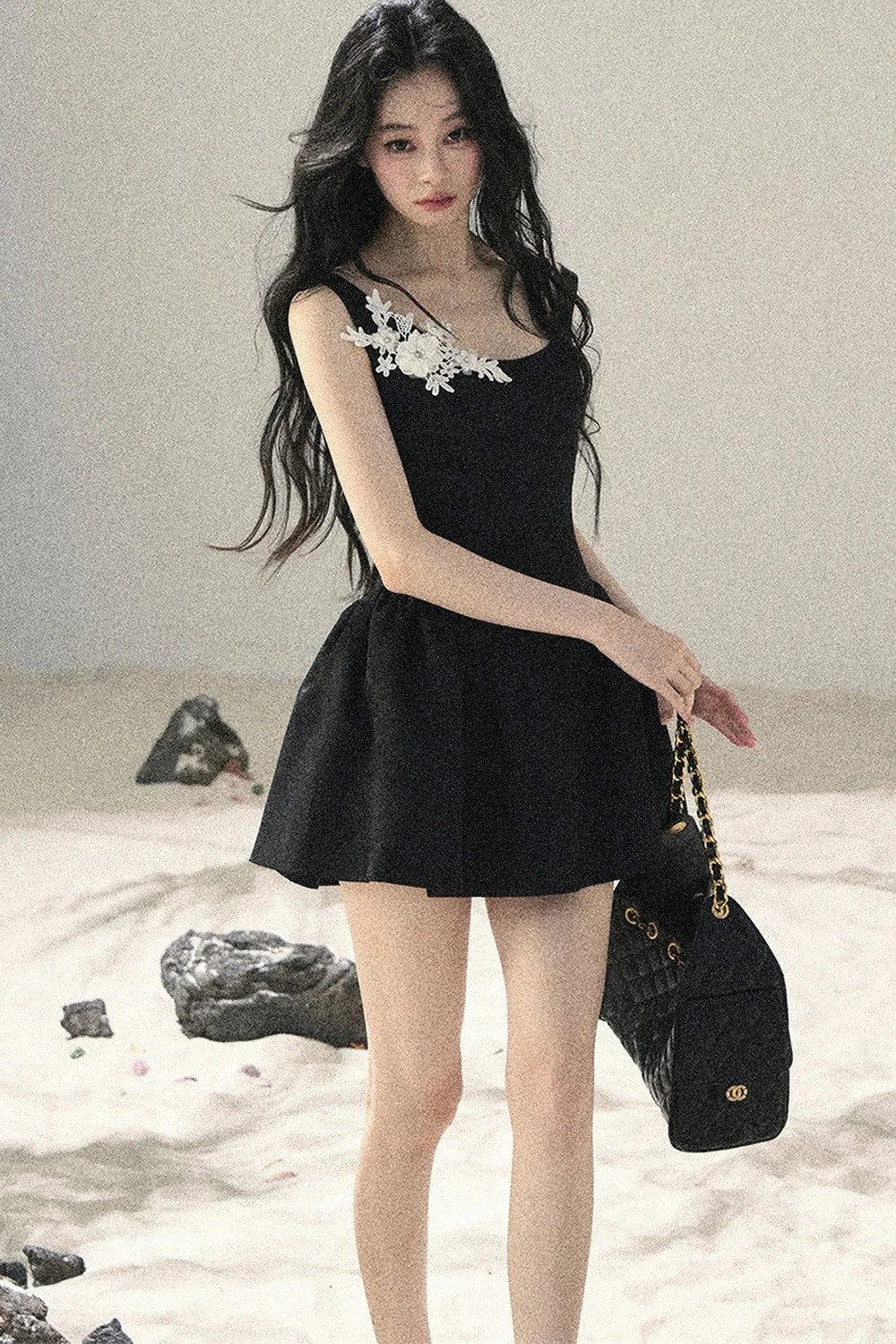 French Style Floral Lace Dress