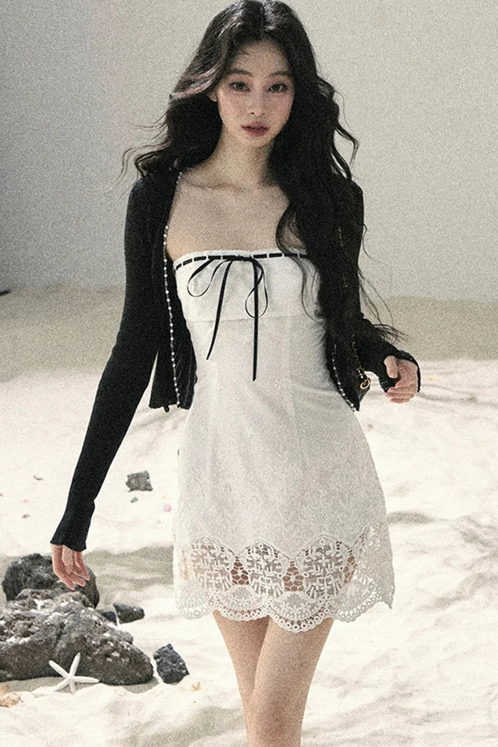 French Style Lace Bodycon Dress