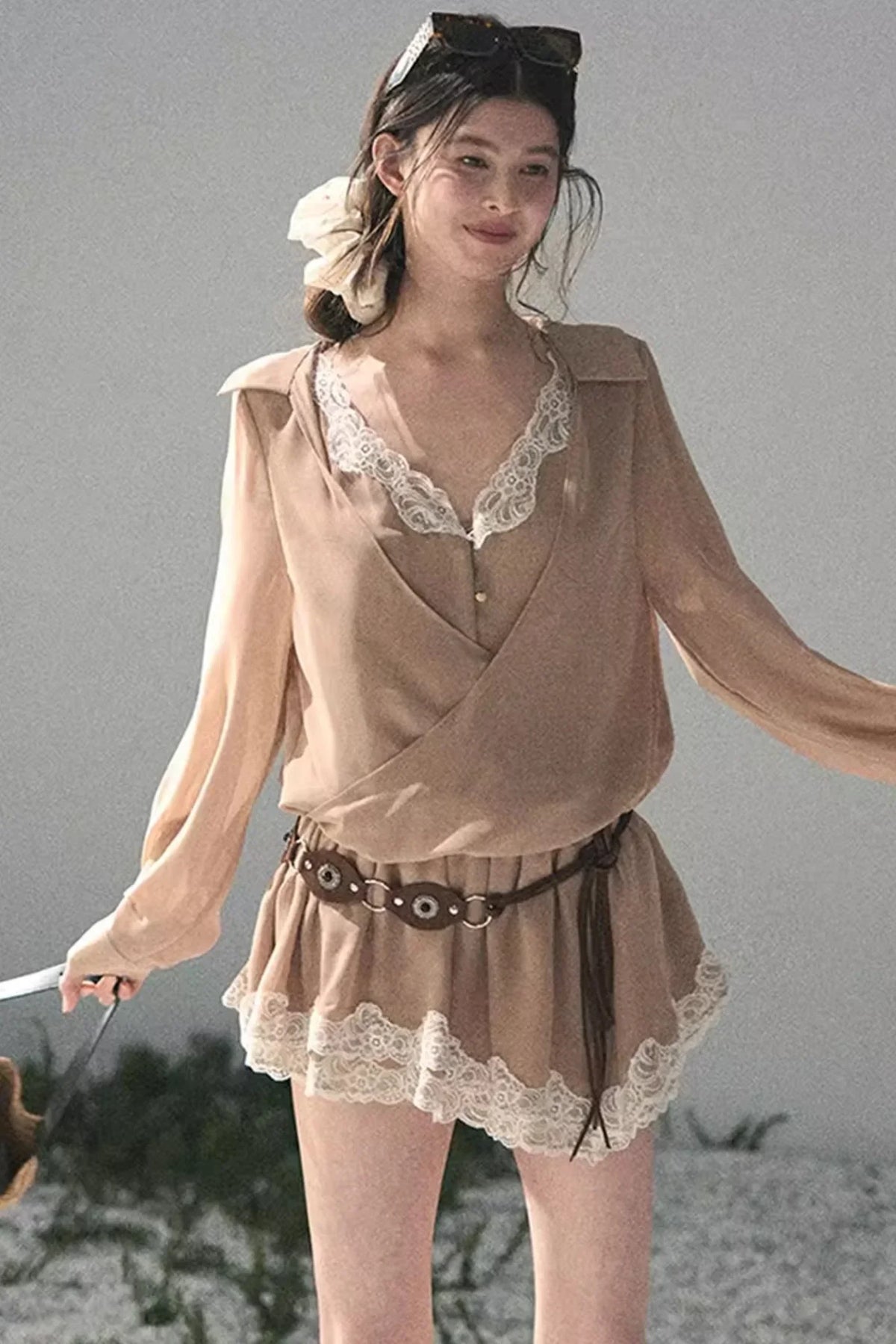 French-Style Lace Dress
