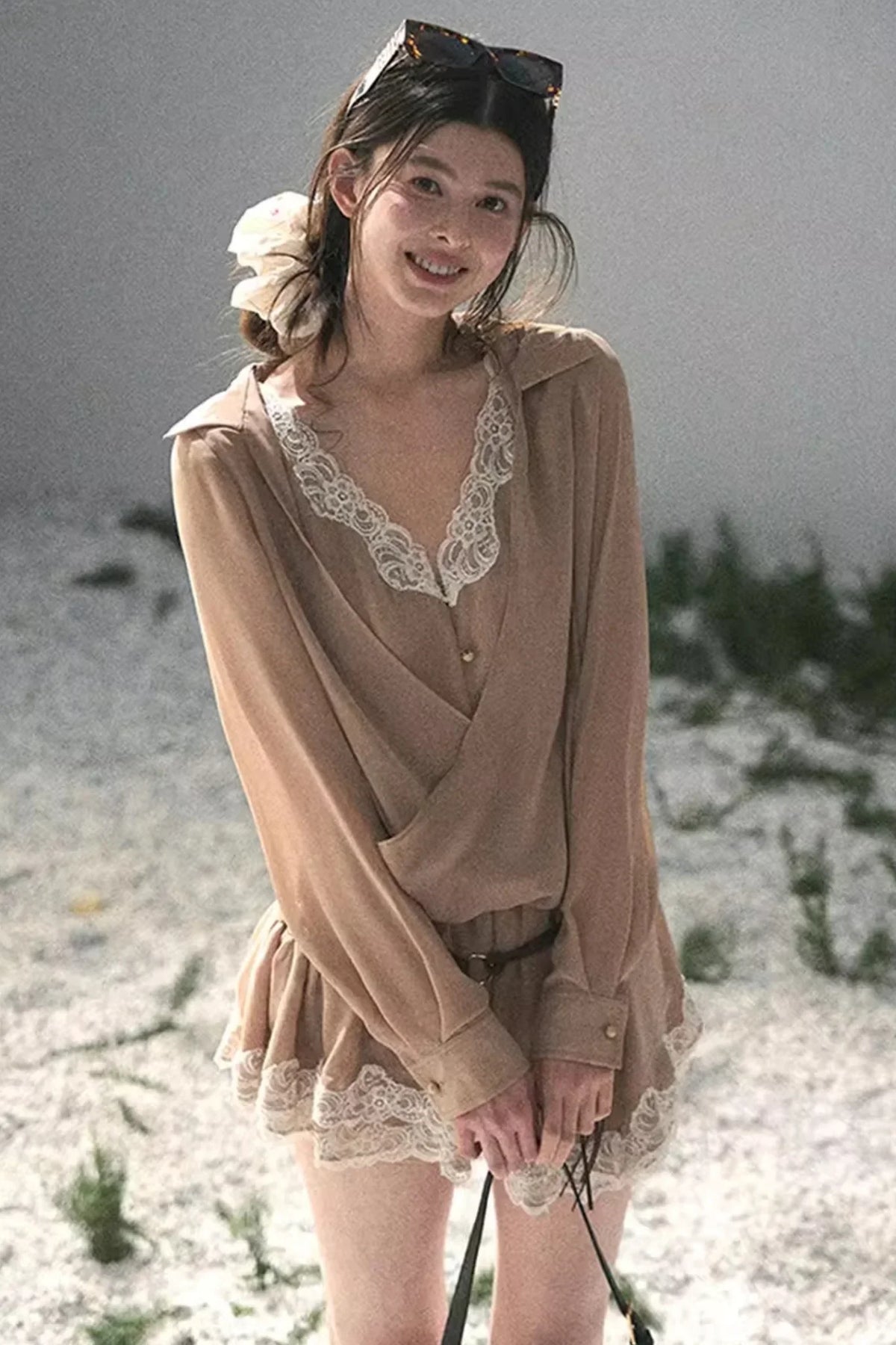 French-Style Lace Dress