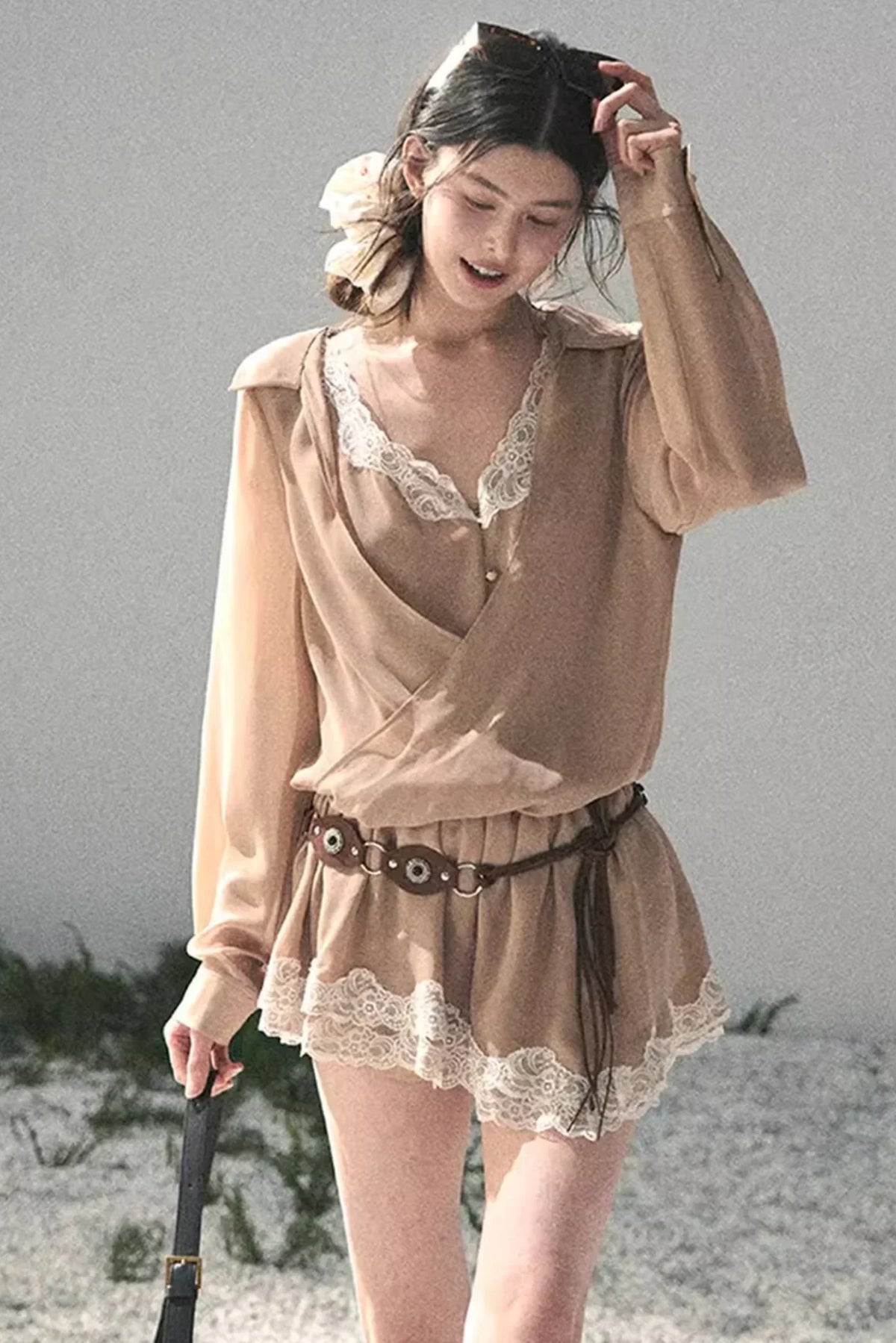 French-Style Lace Dress