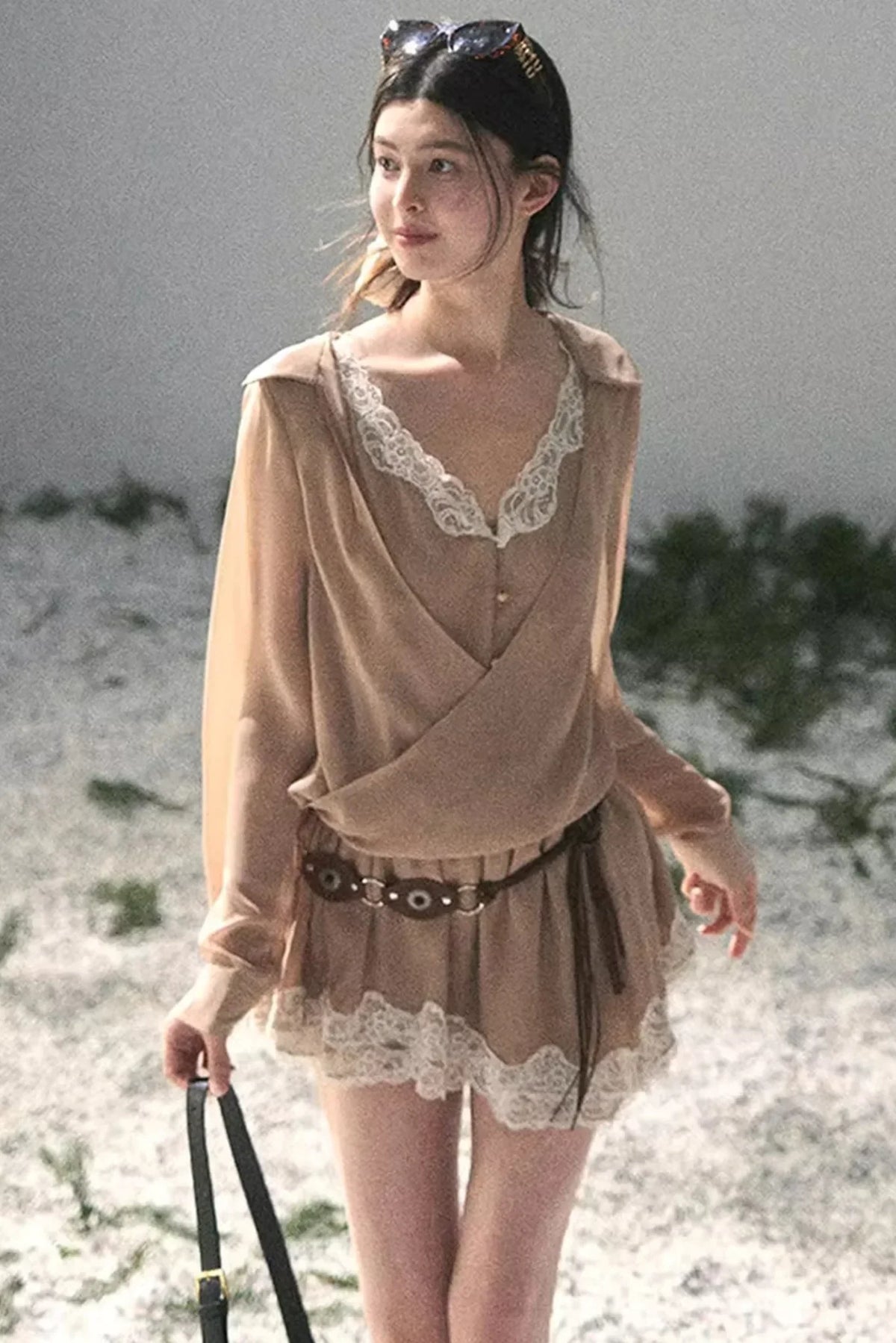 French-Style Lace Dress