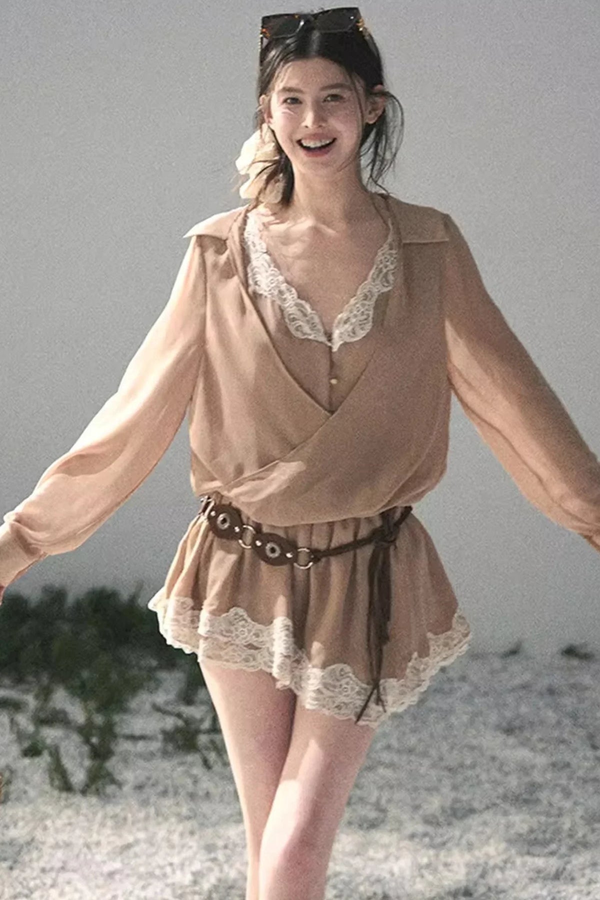 French-Style Lace Dress