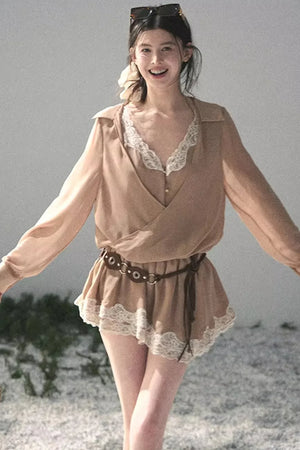 French-Style Lace Dress