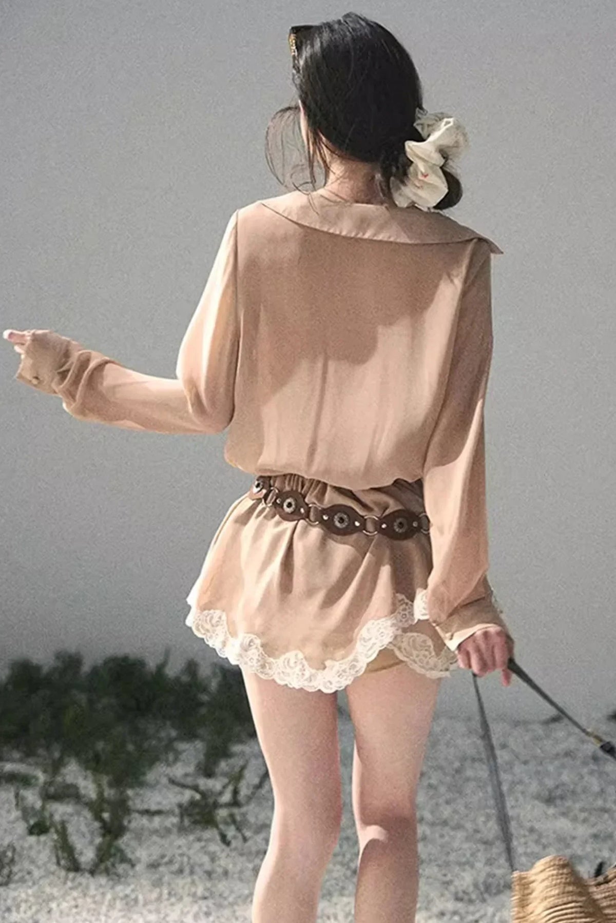 French-Style Lace Dress