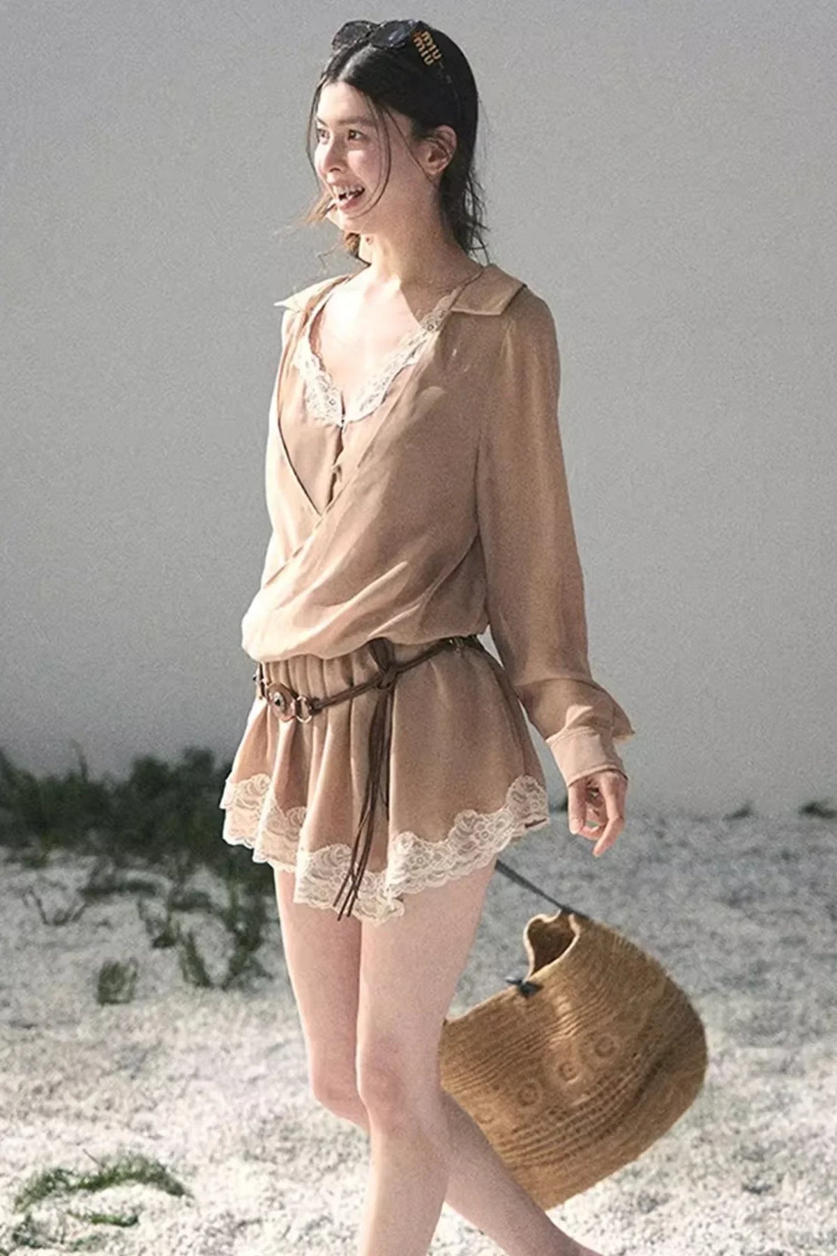 French-Style Lace Dress