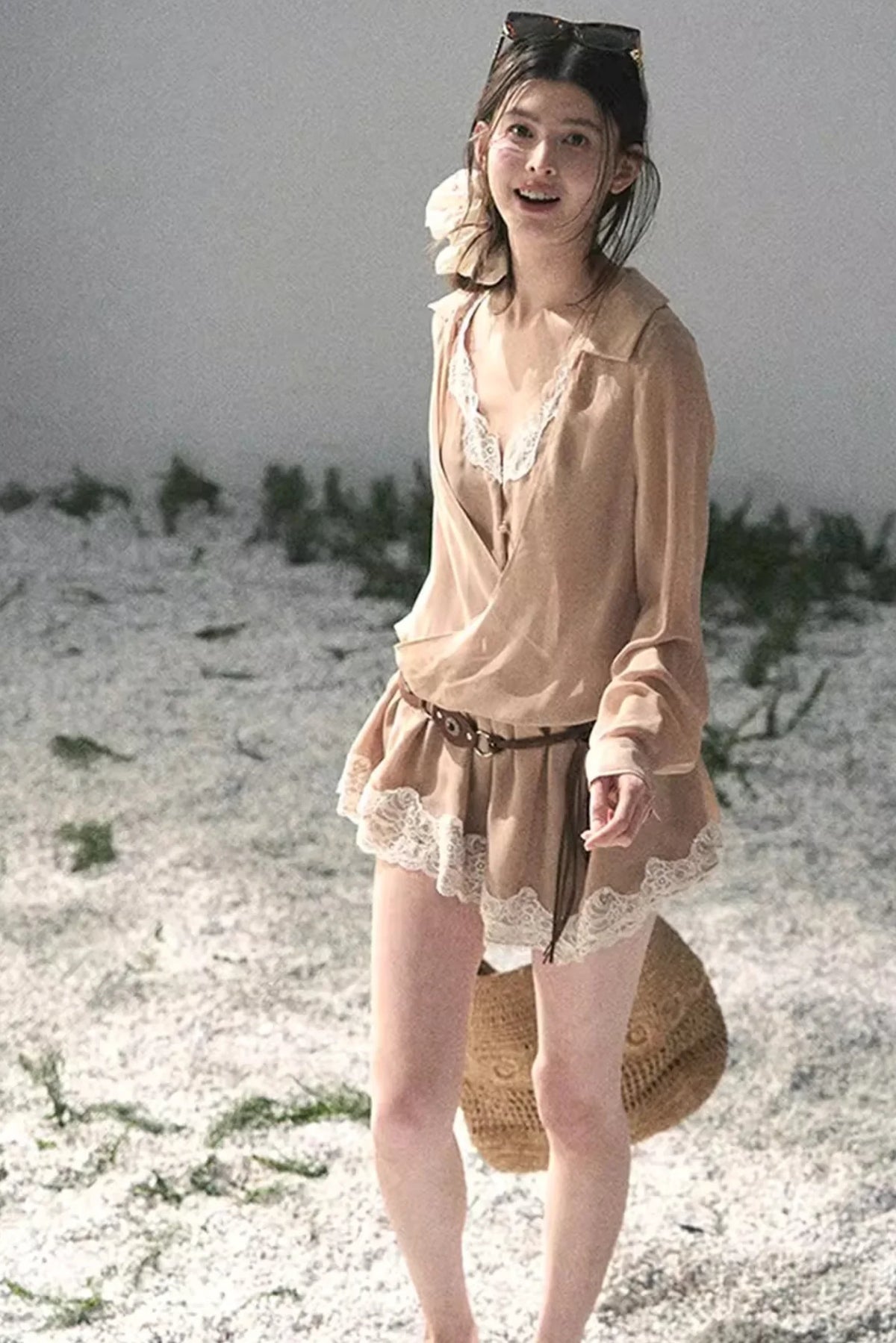 French-Style Lace Dress