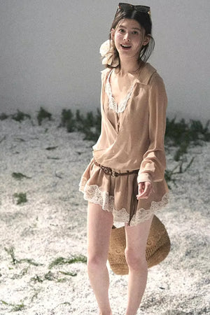 French-Style Lace Dress
