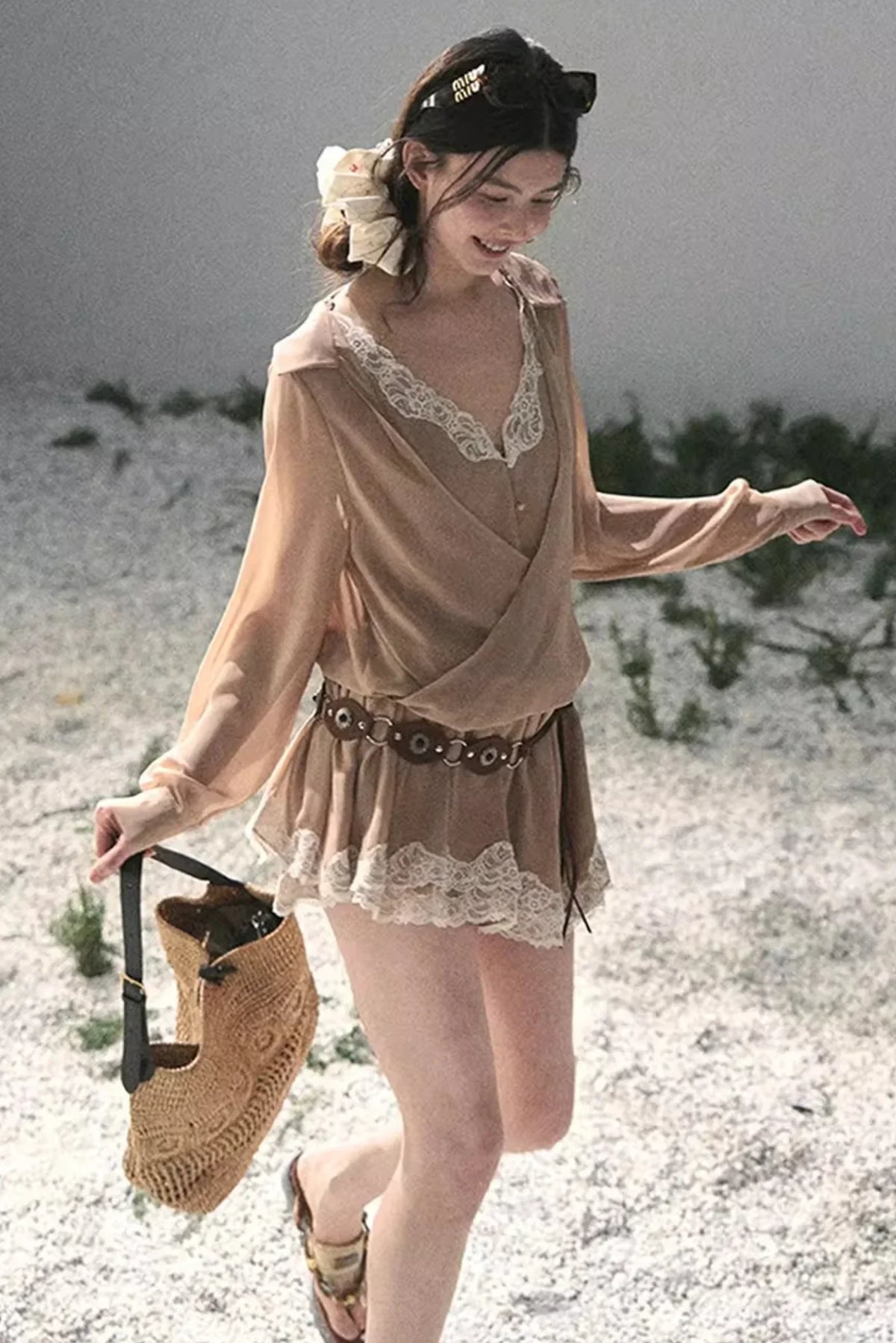 French-Style Lace Dress