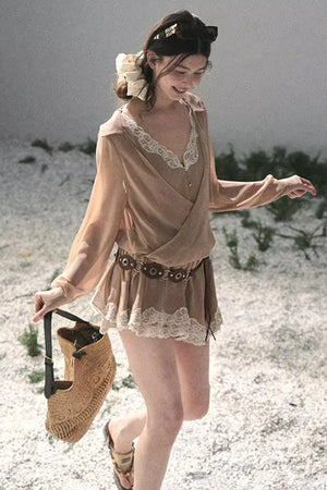 French-Style Lace Dress