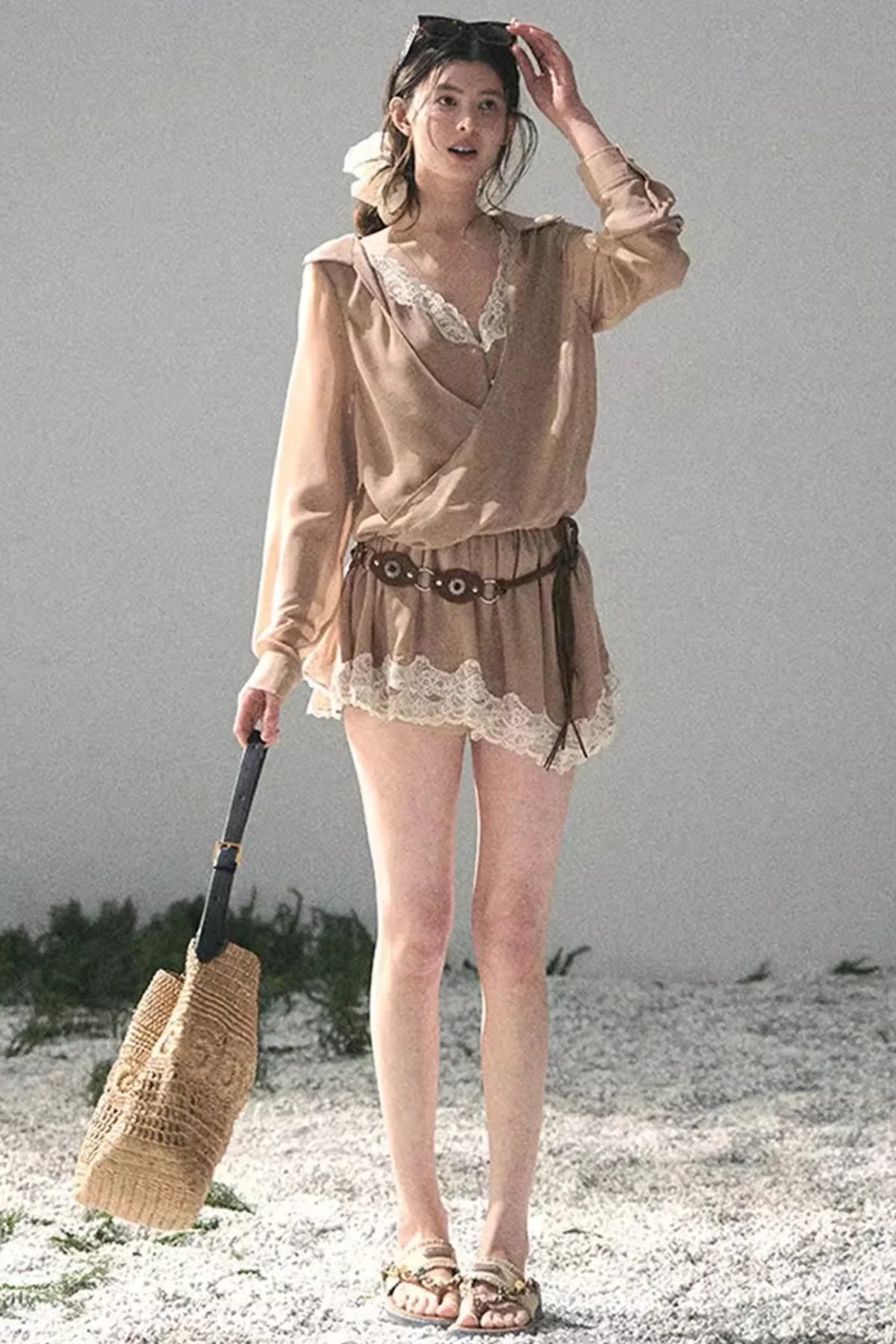 French-Style Lace Dress