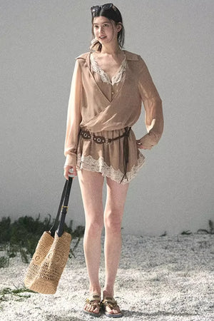 French-Style Lace Dress