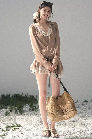 French-Style Lace Dress
