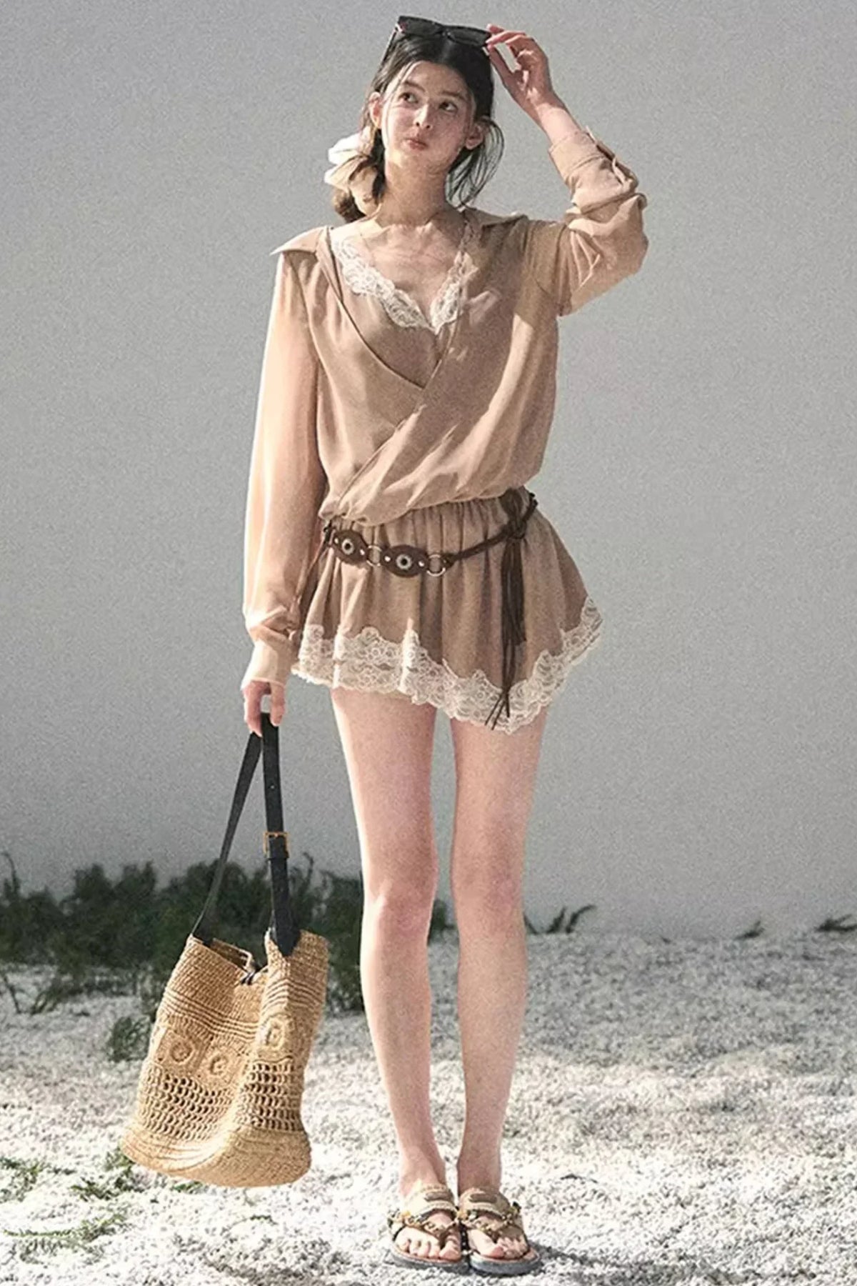 French-Style Lace Dress