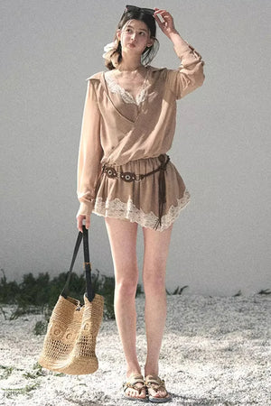 French-Style Lace Dress