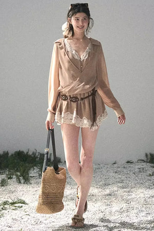 French-Style Lace Dress