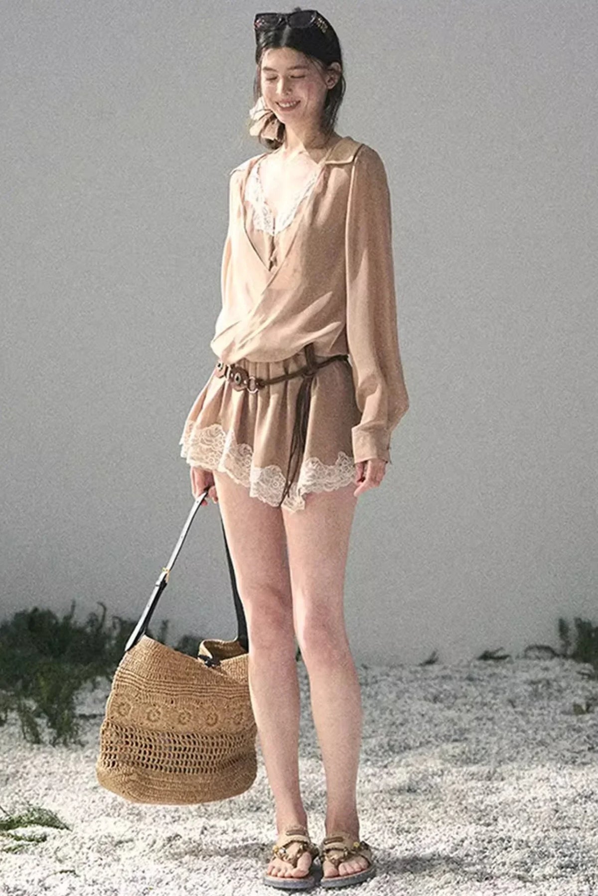 French-Style Lace Dress