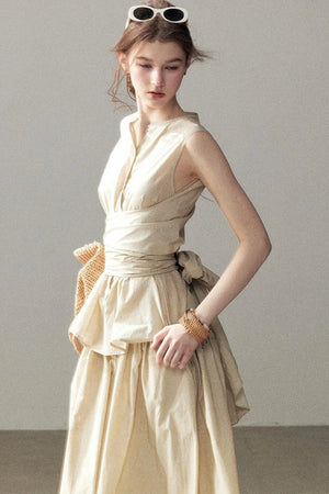 French Style Lazy Top and Skirt Set-Up