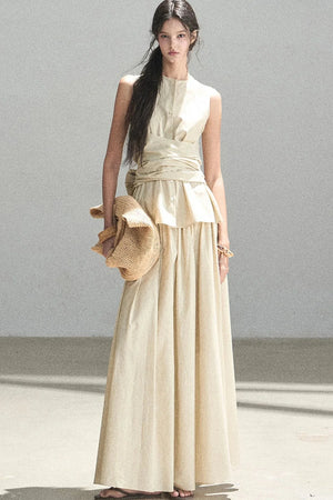 French Style Lazy Top and Skirt Set-Up