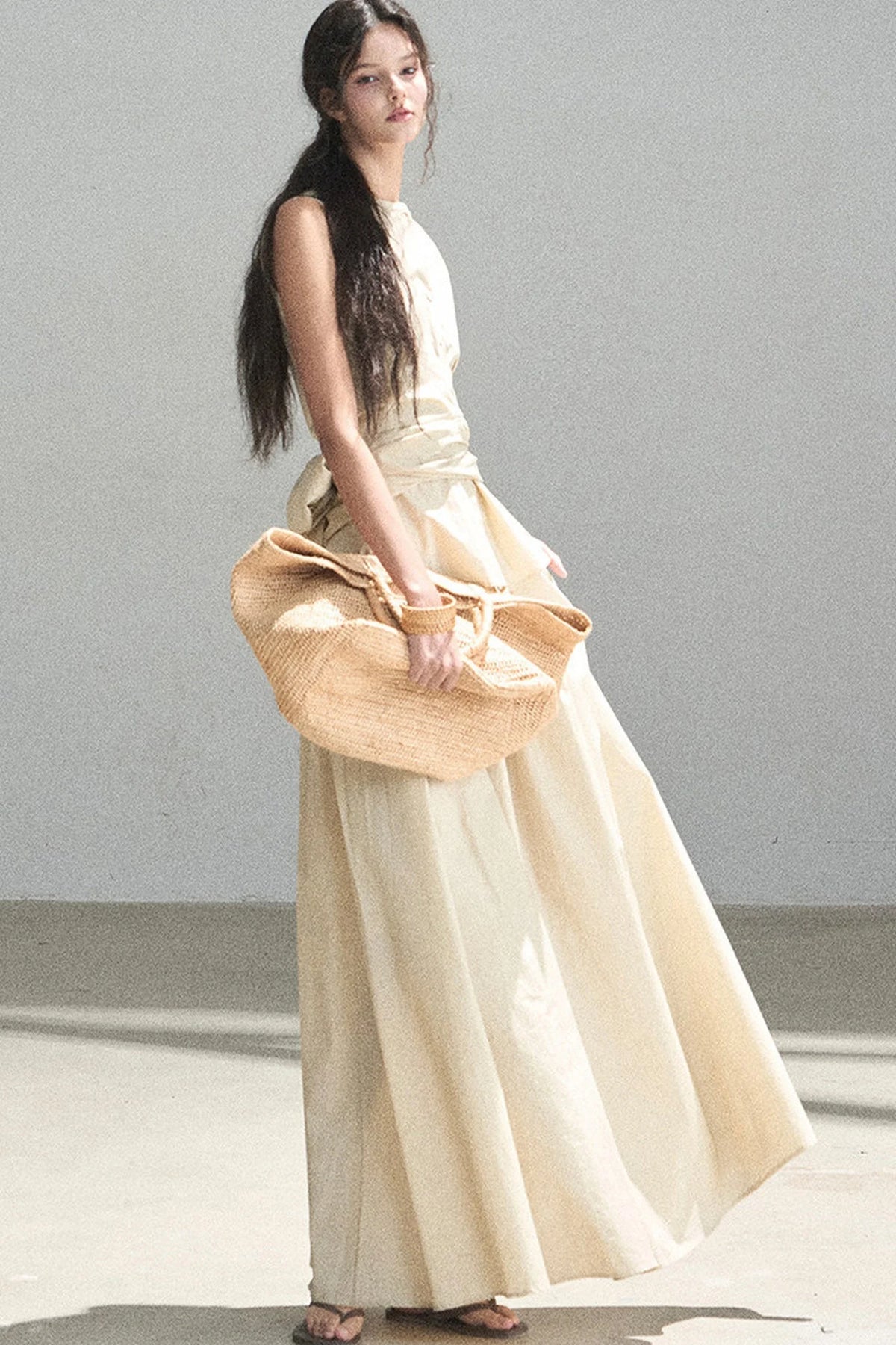 French Style Lazy Top and Skirt Set-Up