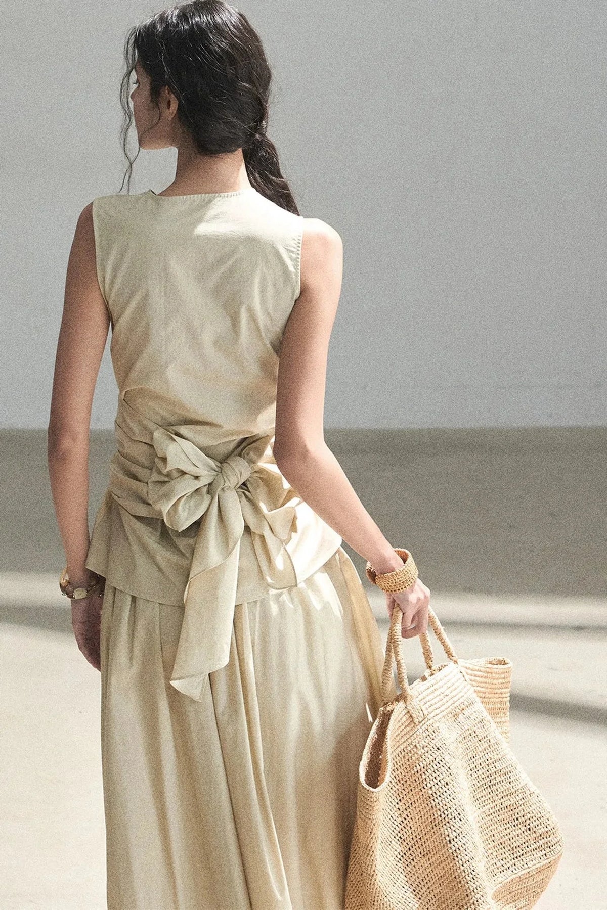 French Style Lazy Top and Skirt Set-Up