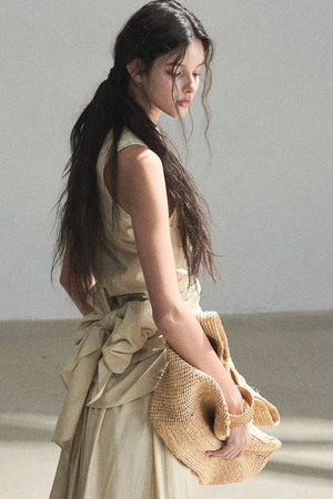French Style Lazy Top and Skirt Set-Up