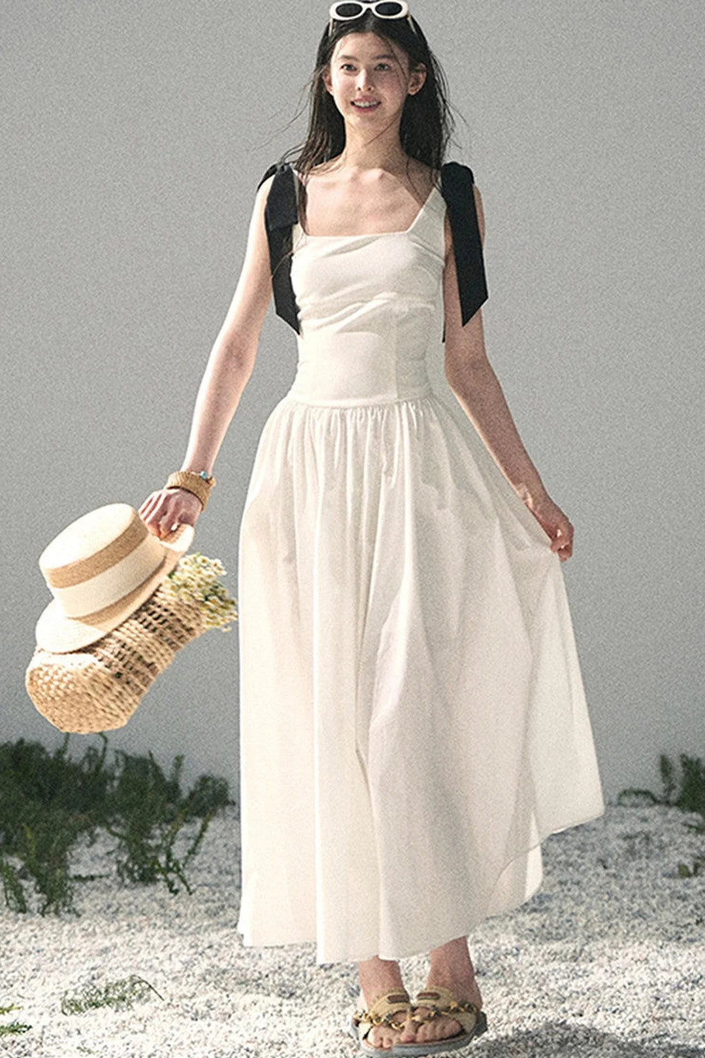 French Style Strap Dress