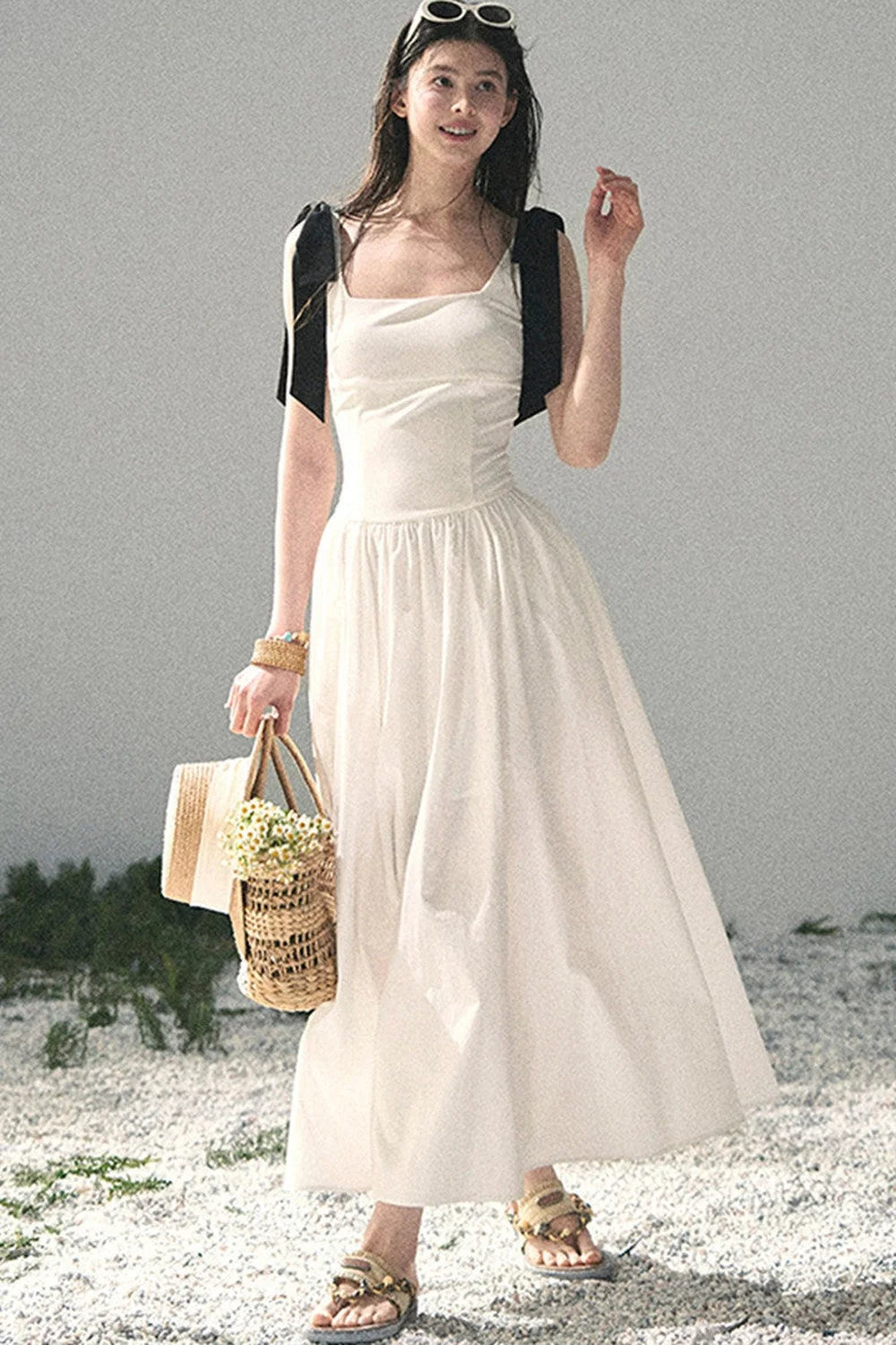 French Style Strap Dress