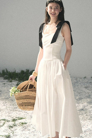 French Style Strap Dress