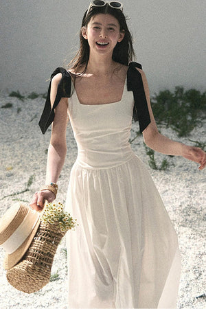 French Style Strap Dress