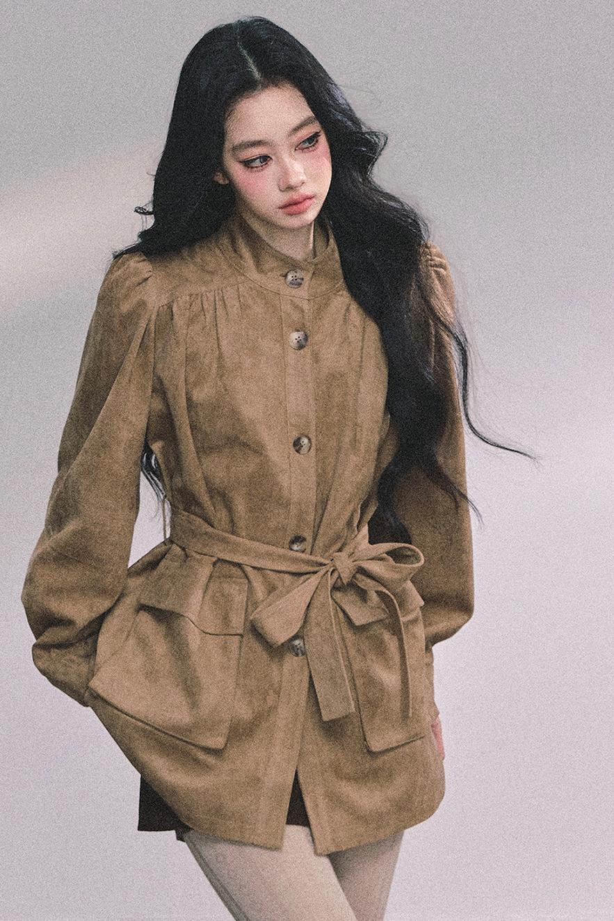 French Suede Blazer