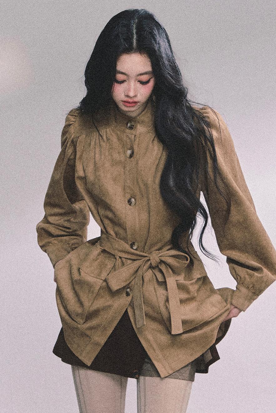 French Suede Blazer