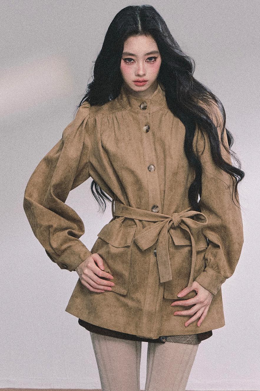 French Suede Blazer