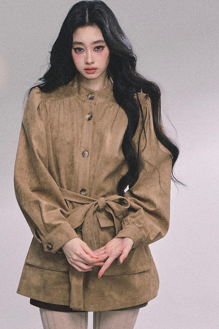 French Suede Blazer