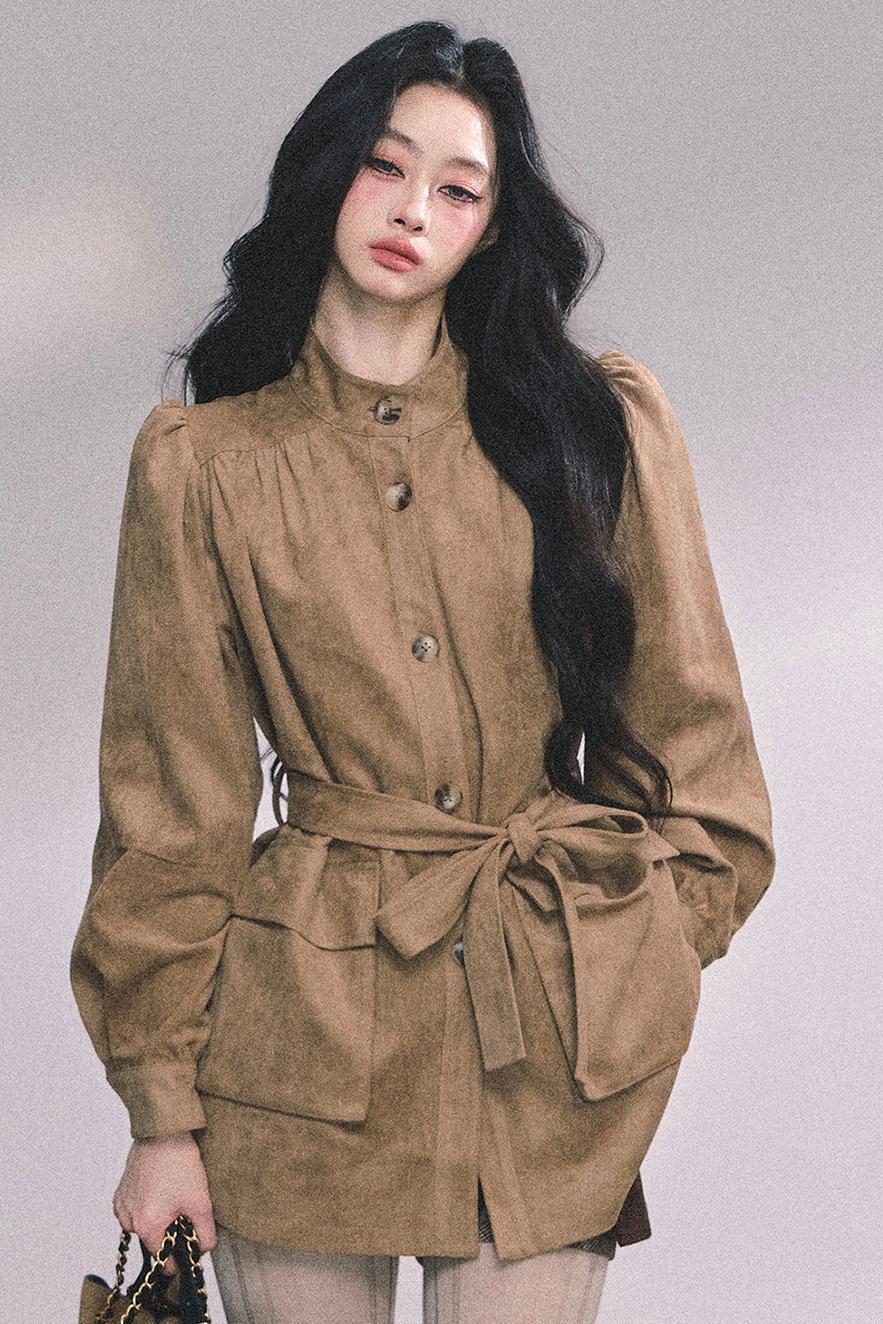 French Suede Blazer