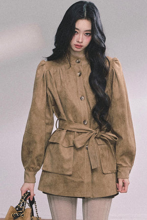 French Suede Blazer