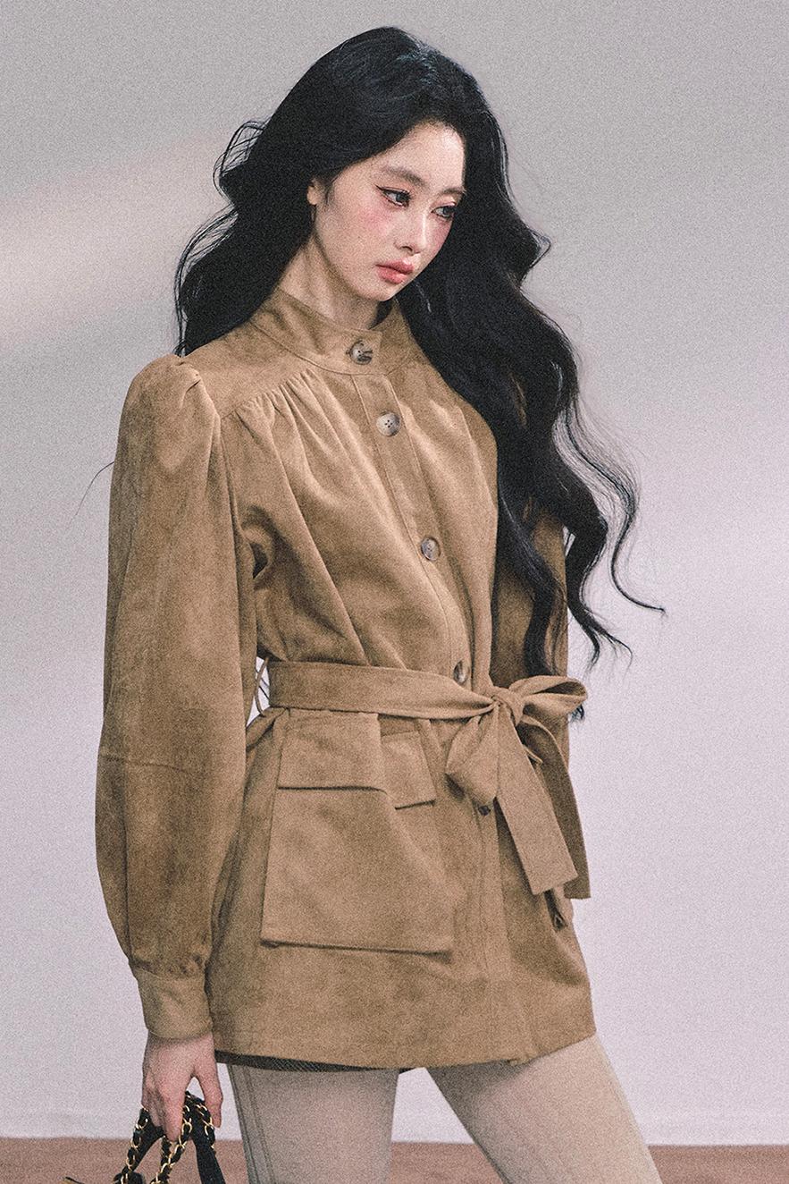 French Suede Blazer