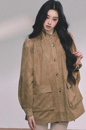 French Suede Blazer