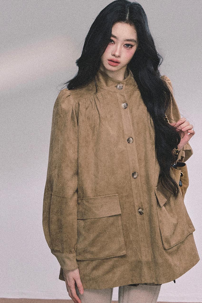 French Suede Blazer