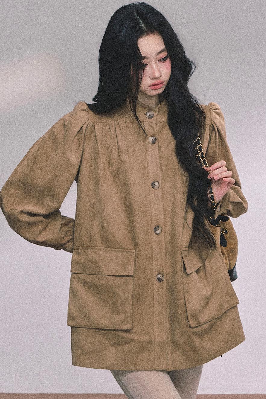 French Suede Blazer