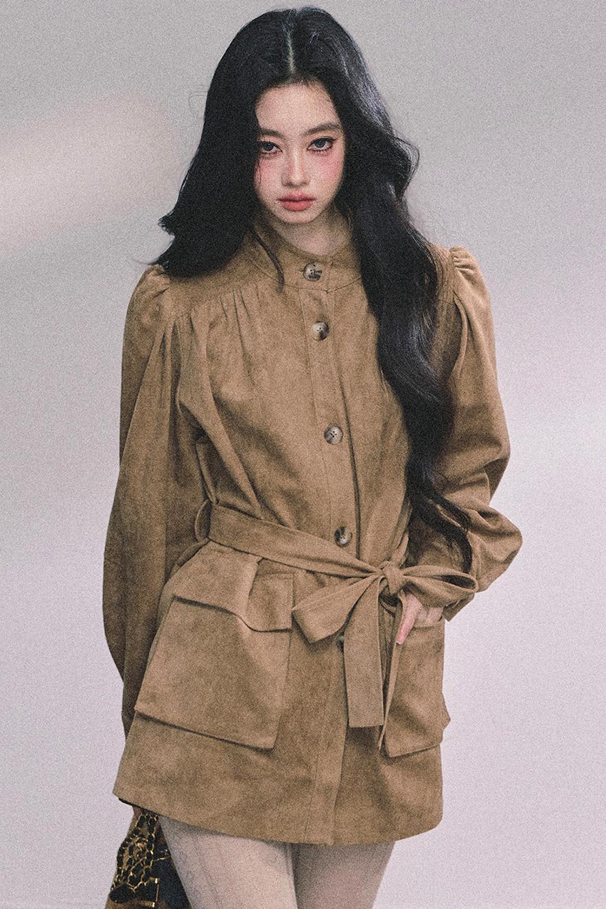 French Suede Blazer