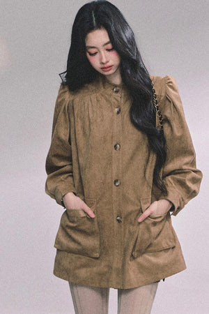 French Suede Blazer