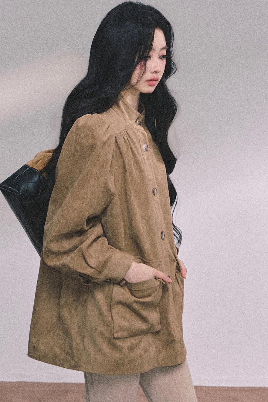 French Suede Blazer