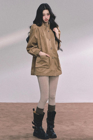 French Suede Blazer