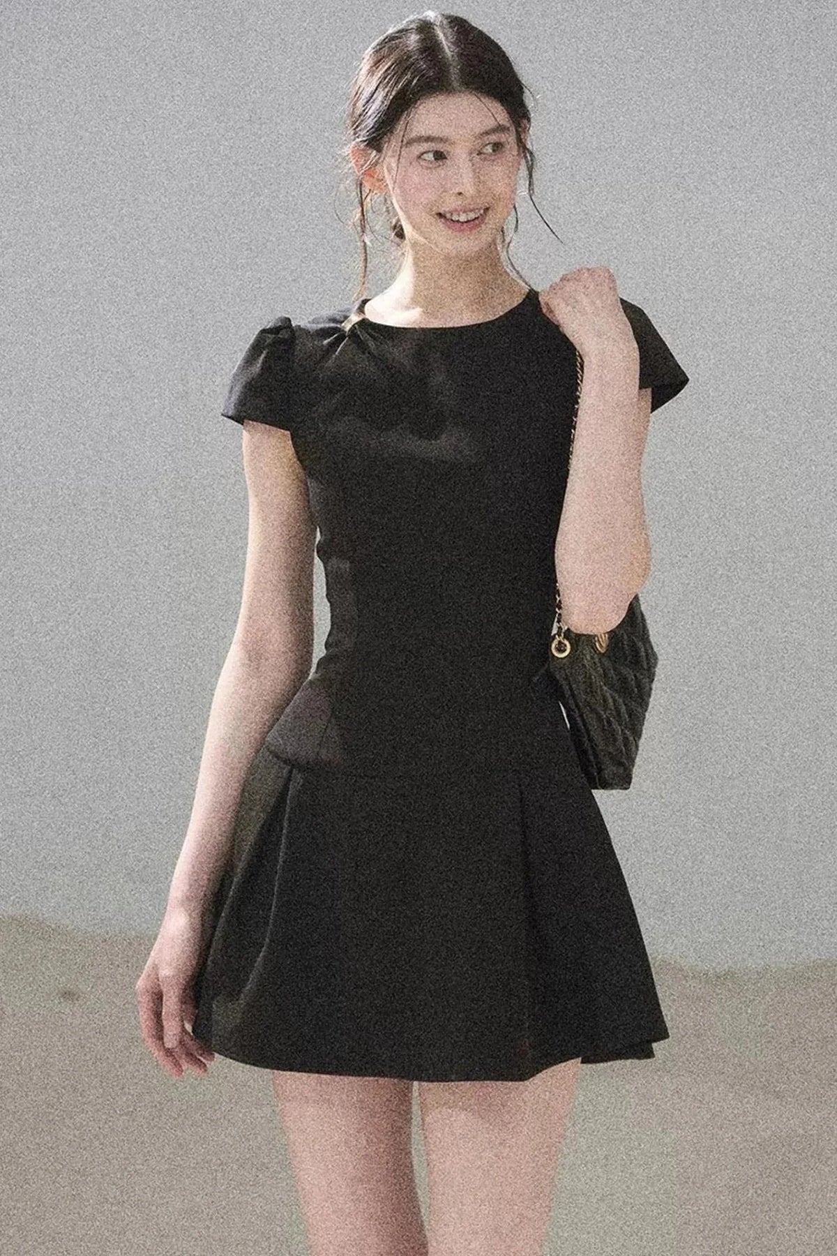 French Summer Puffy Dress