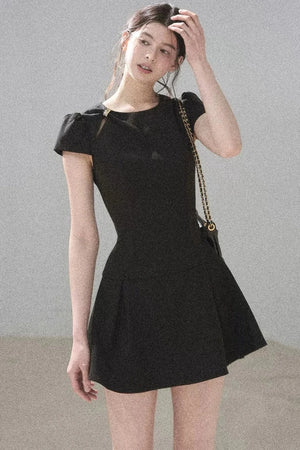 French Summer Puffy Dress