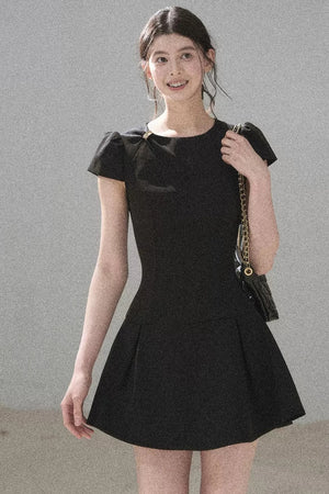 French Summer Puffy Dress