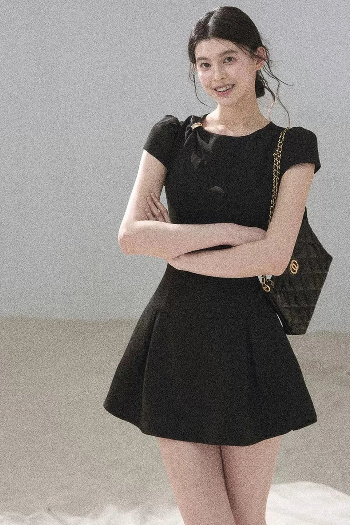 French Summer Puffy Dress