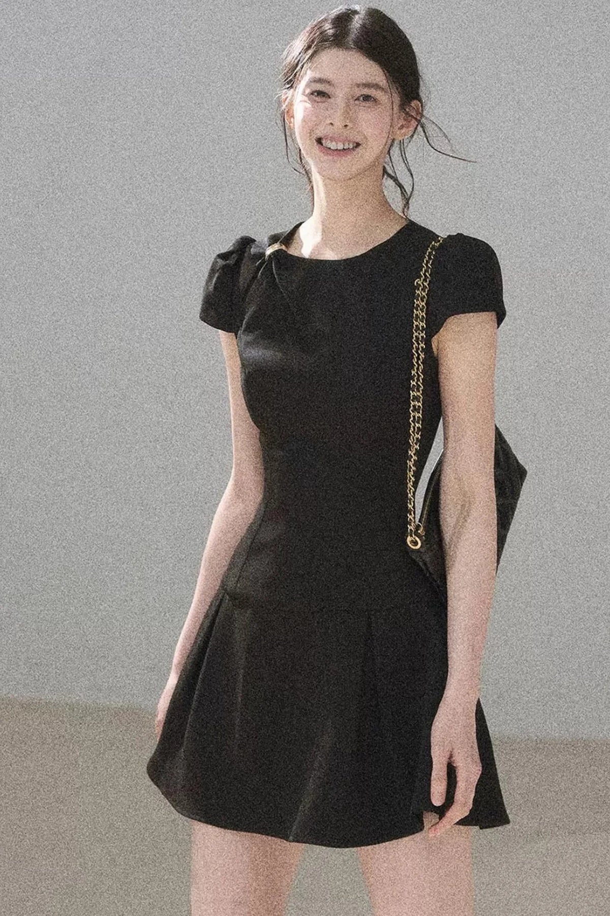 French Summer Puffy Dress